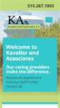 Mobile Screenshot of kavalierandassociates.com